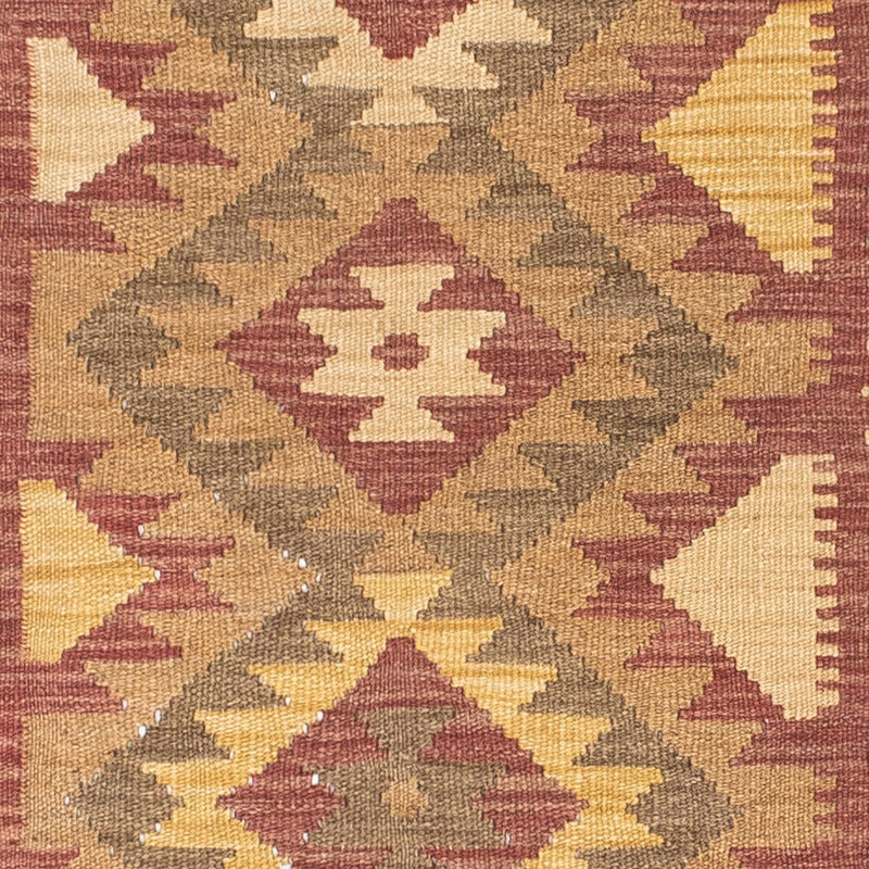 Runner Kelim Rug - Oriental - 192 x 77 cm - light brown