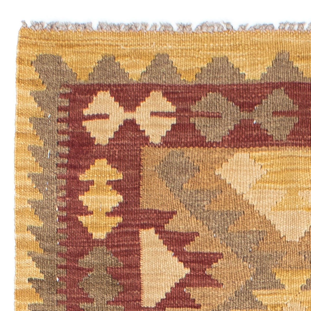 Runner Kelim Rug - Oriental - 192 x 77 cm - light brown