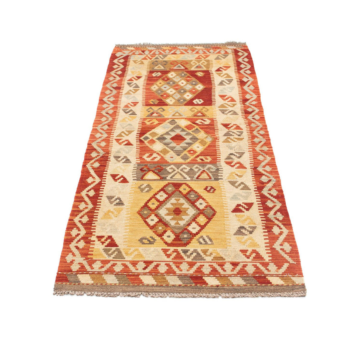 Runner Kelim Rug - Oriental - 189 x 71 cm - rust