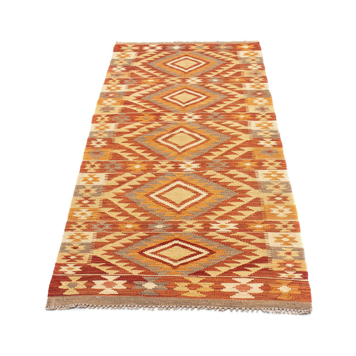 Runner Kelim Rug - Oriental - 187 x 72 cm - rust