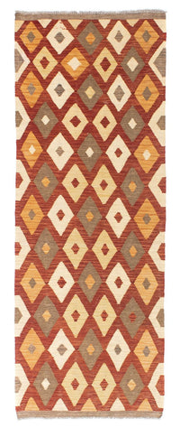 Runner Kelim Rug - Oriental - 193 x 73 cm - rust