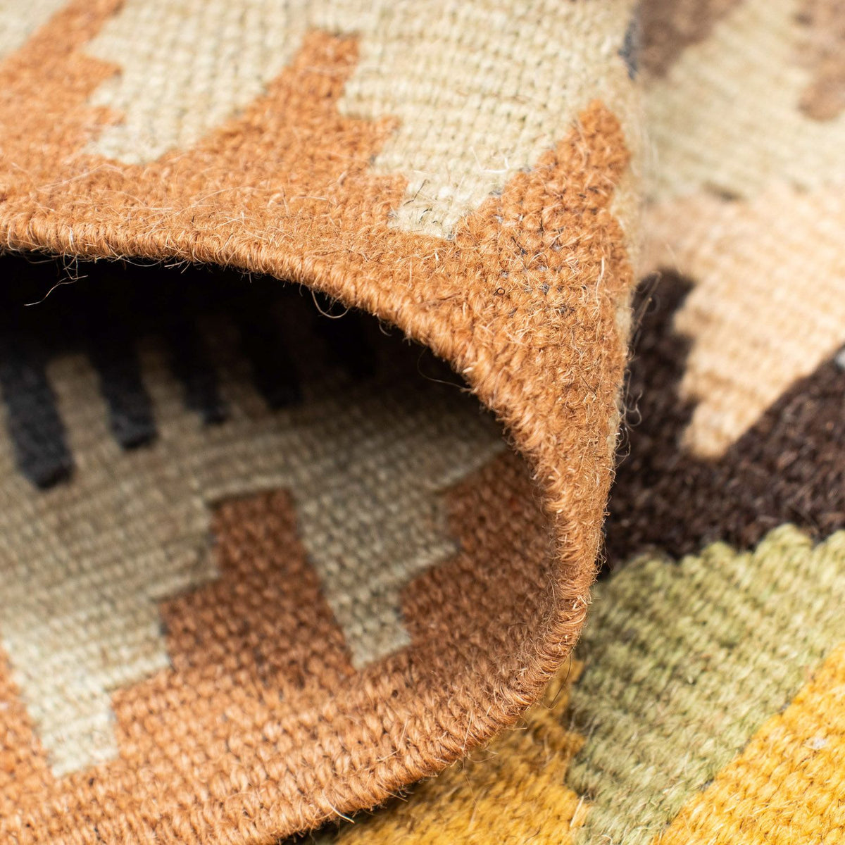 Runner Kelim Rug - Oriental - 230 x 69 cm - beige