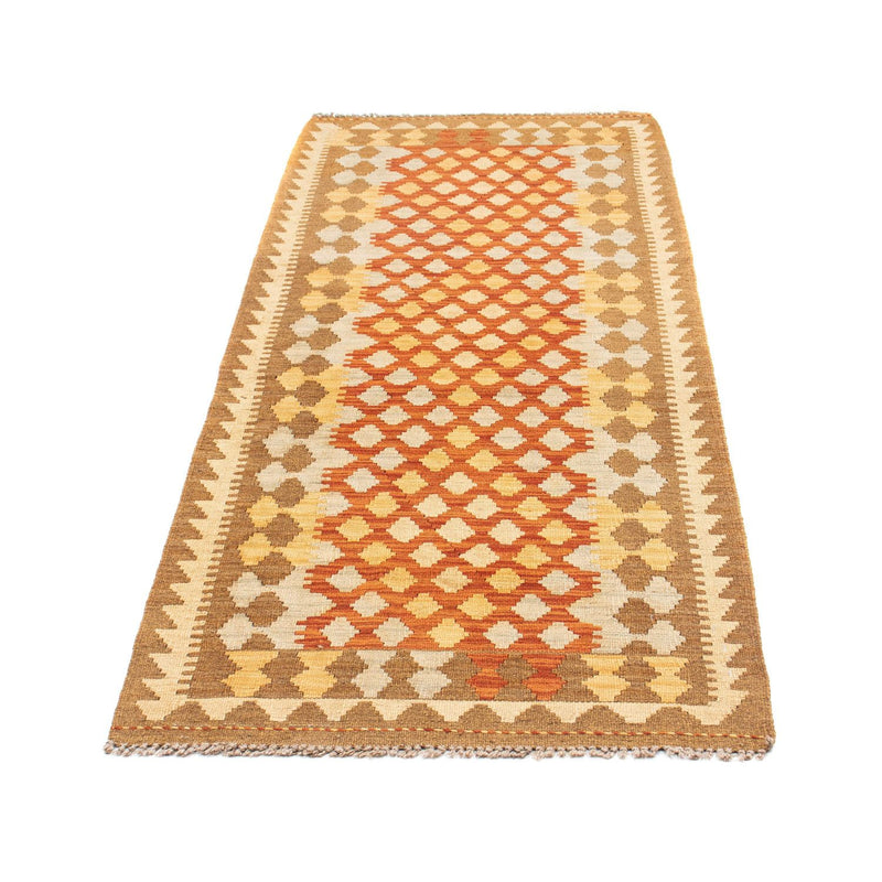 Runner Kelim Rug - Oriental - 191 x 74 cm - light brown