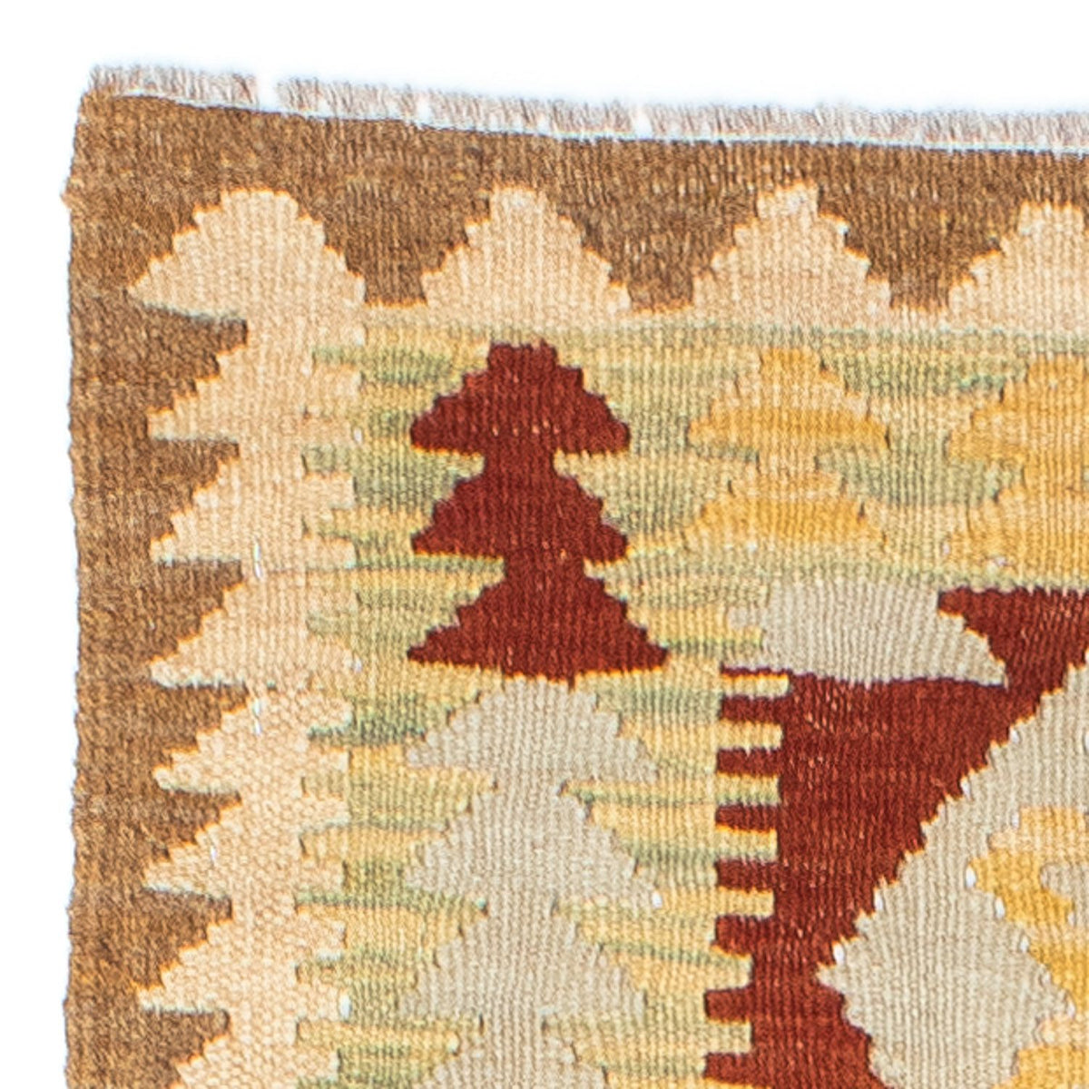 Runner Kelim Rug - Oriental - 192 x 72 cm - light brown