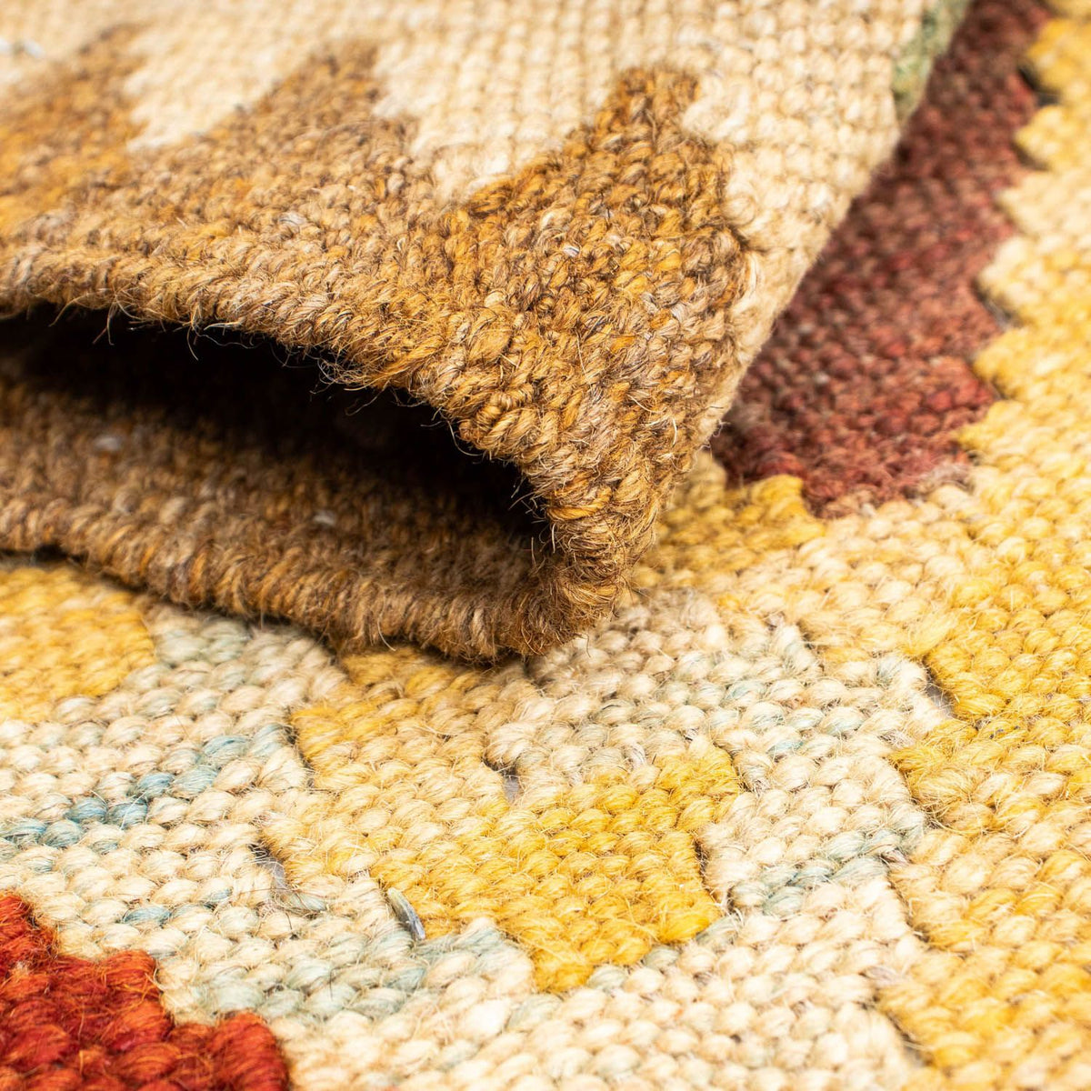 Runner Kelim Rug - Oriental - 192 x 72 cm - light brown