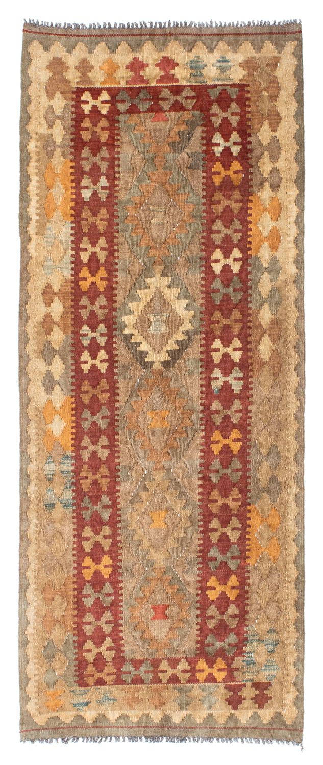 Runner Kelim Rug - Oriental - 198 x 81 cm - light brown