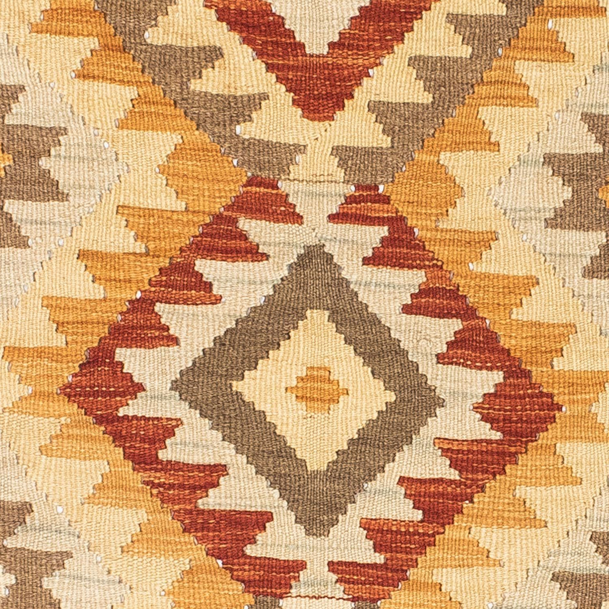 Runner Kelim Rug - Oriental - 197 x 69 cm - beige
