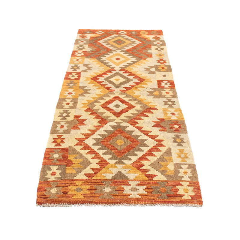 Runner Kelim Rug - Oriental - 197 x 69 cm - beige