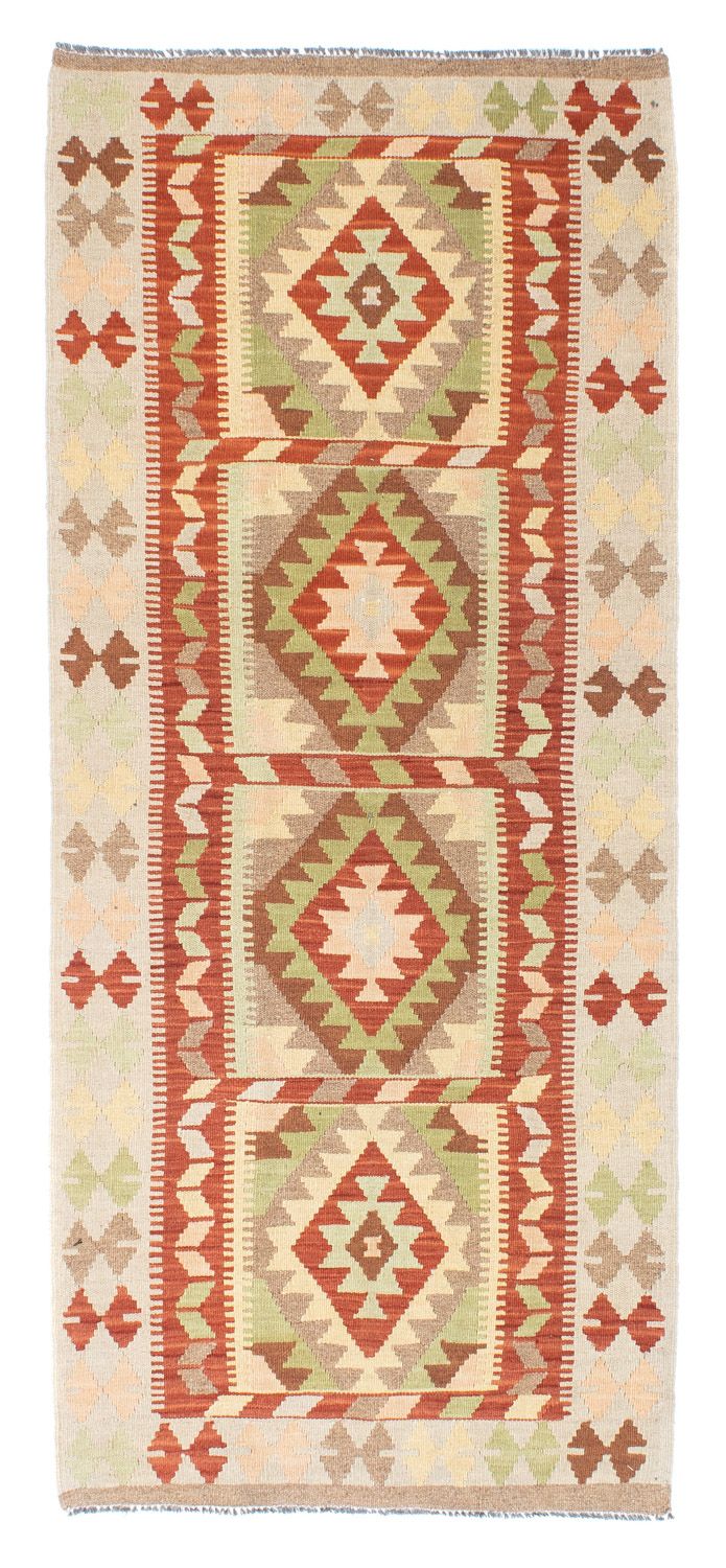 Runner Kelim Rug - Oriental - 196 x 86 cm - beige