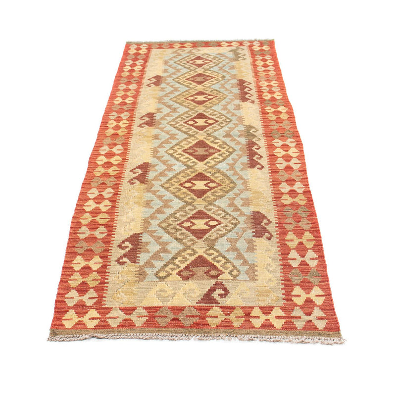Runner Kelim Rug - Oriental - 201 x 73 cm - red