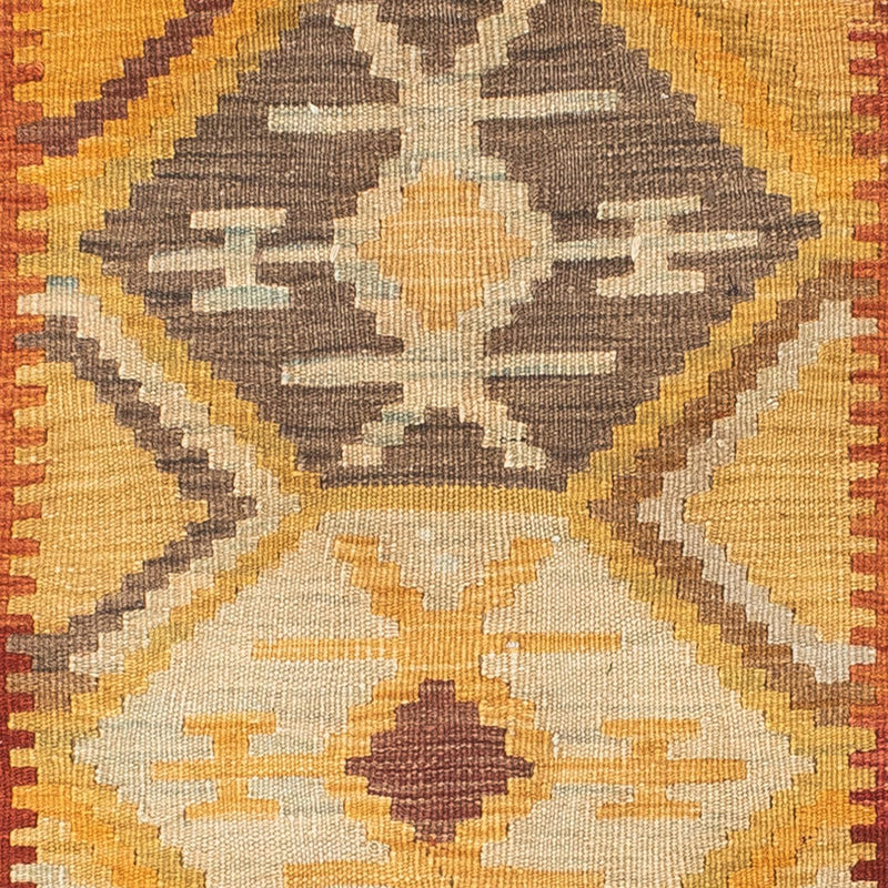 Runner Kelim Rug - Oriental - 185 x 75 cm - gold
