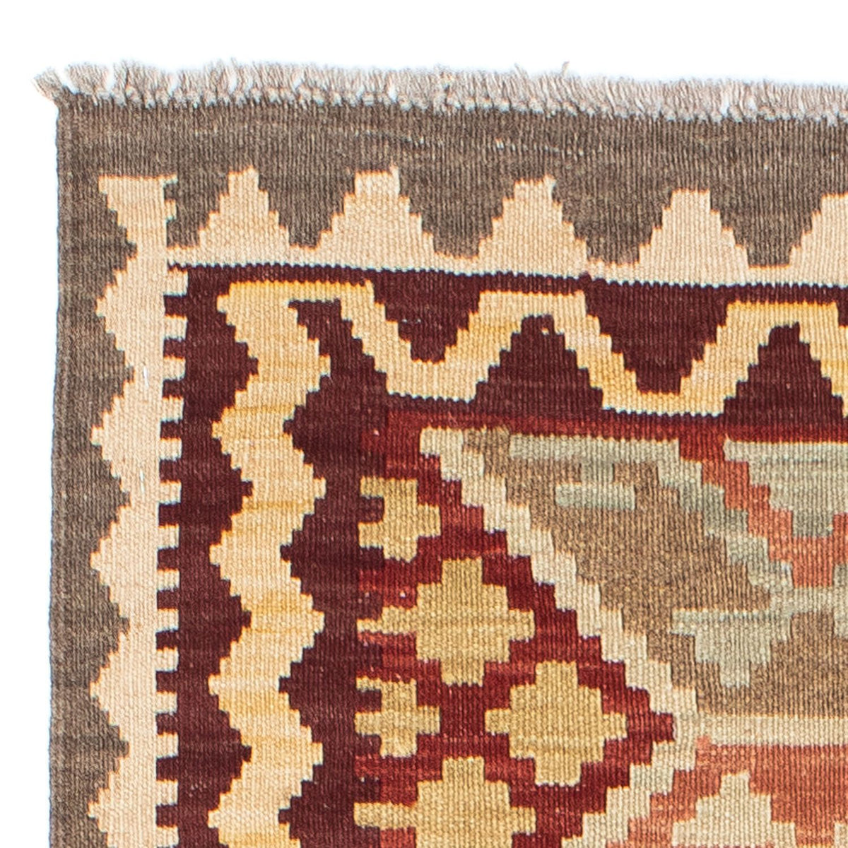 Runner Kelim Rug - Oriental - 202 x 73 cm - beige