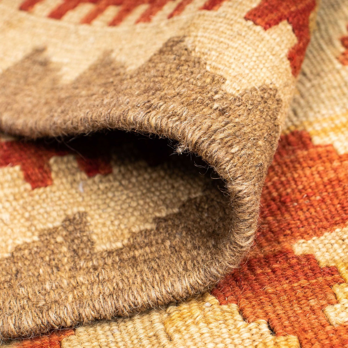 Runner Kelim Rug - Oriental - 200 x 85 cm - beige