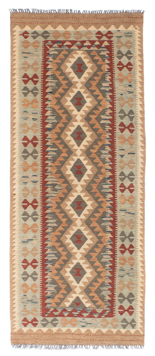 Runner Kelim Rug - Oriental - 198 x 80 cm - light brown