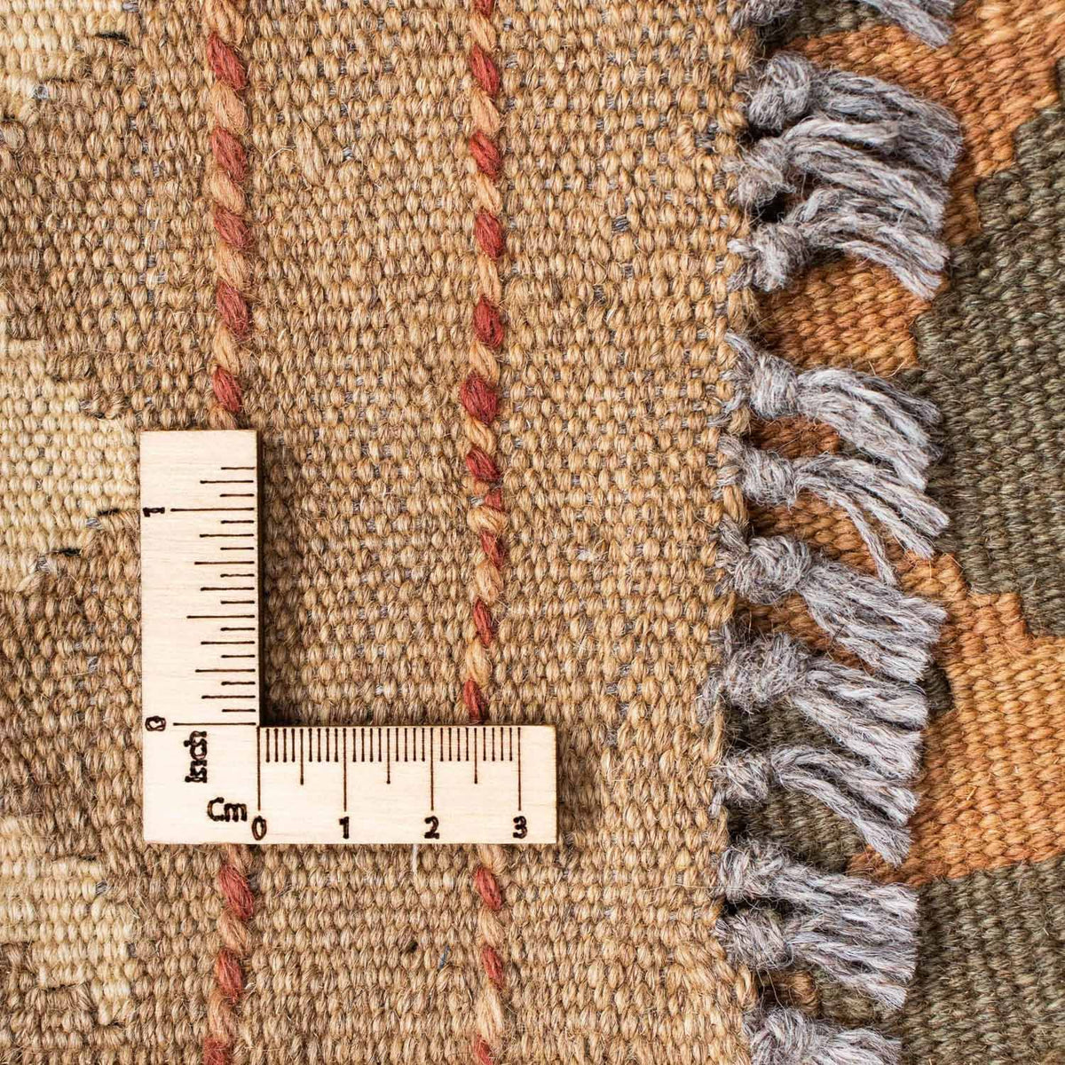 Runner Kelim Rug - Oriental - 198 x 80 cm - light brown