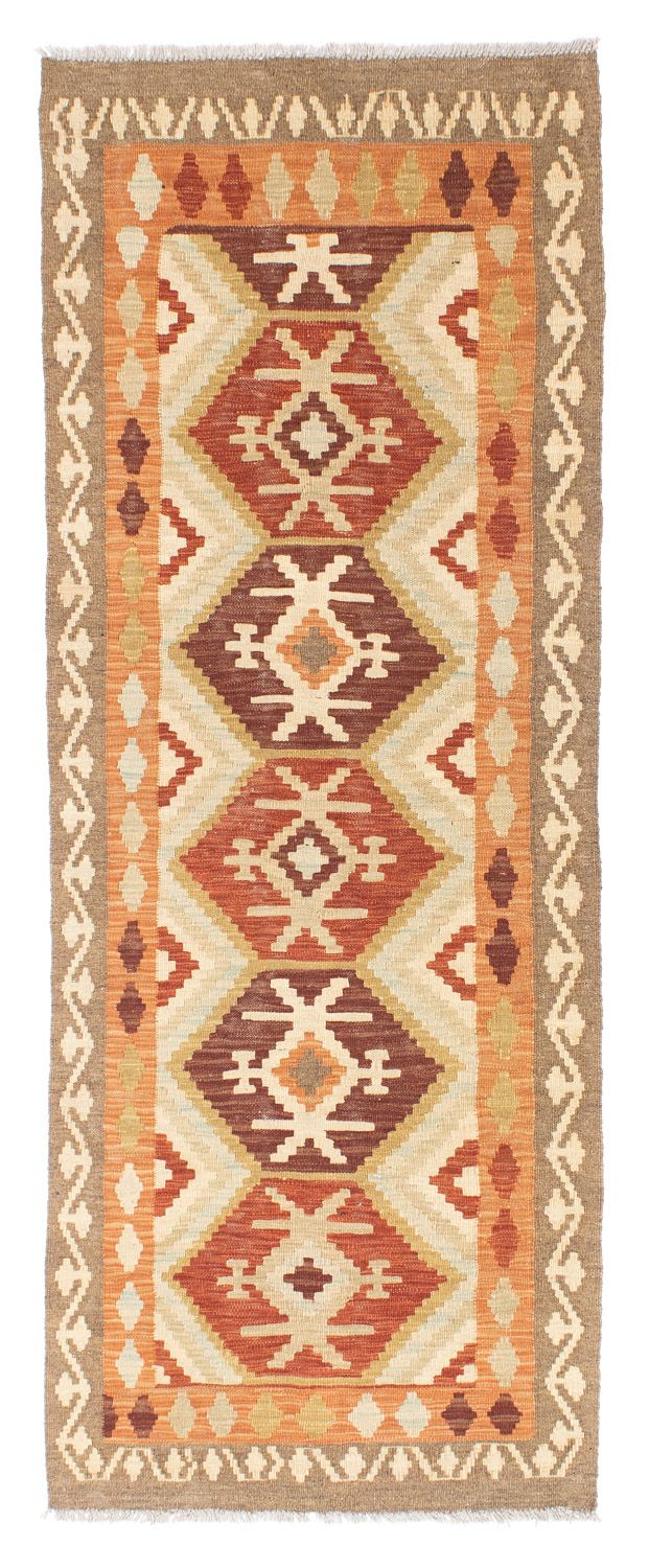 Runner Kelim Rug - Oriental - 203 x 73 cm - beige