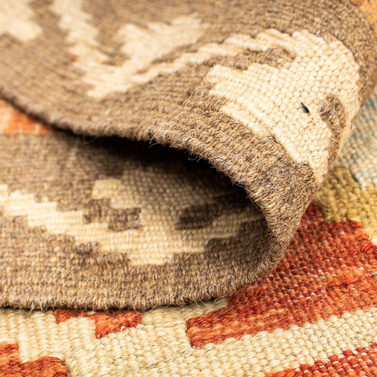 Runner Kelim Rug - Oriental - 203 x 73 cm - beige