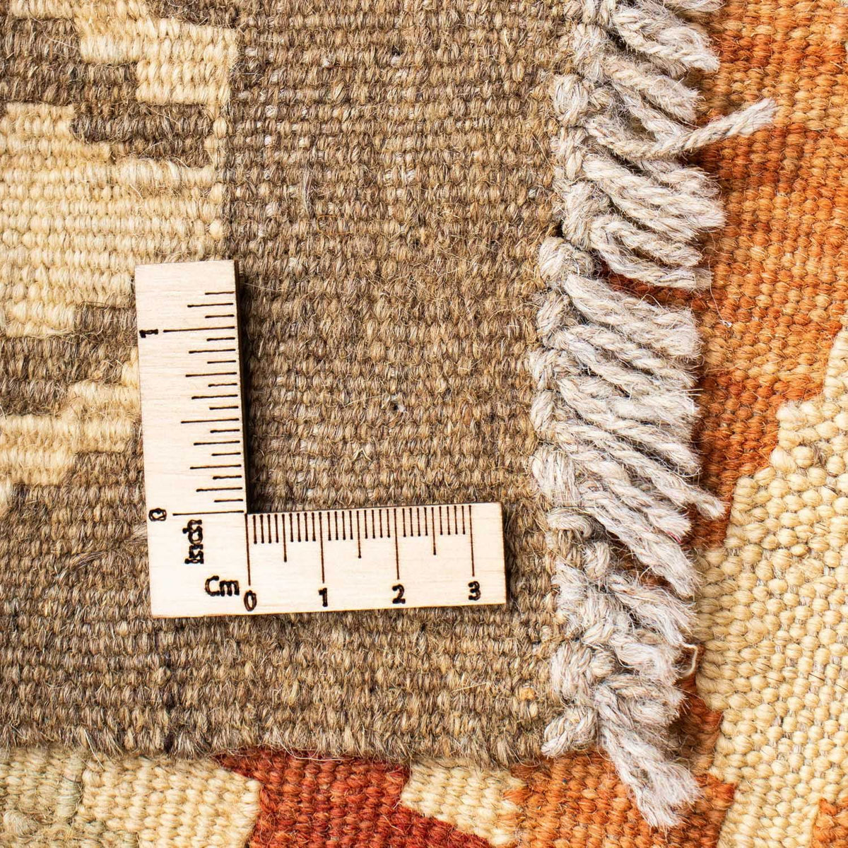 Runner Kelim Rug - Oriental - 203 x 73 cm - beige