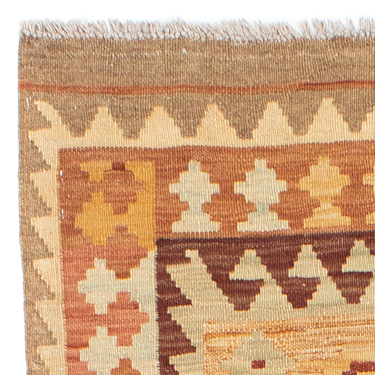 Runner Kelim Rug - Oriental - 189 x 75 cm - light brown