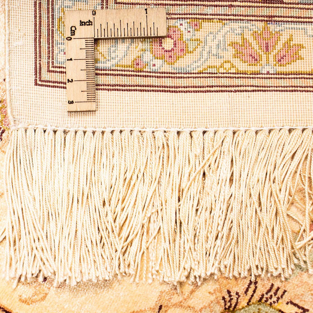 Silk Rug - Ghom Silk - Premium - 197 x 131 cm - beige