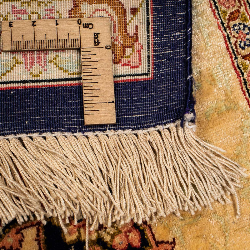 Silk Rug - Ghom Silk - Premium - 216 x 132 cm - dark blue