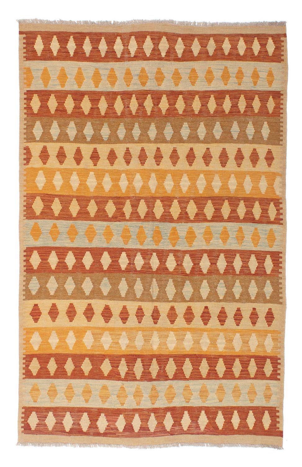 Kelim Rug - Oriental - 201 x 154 cm - multicolored