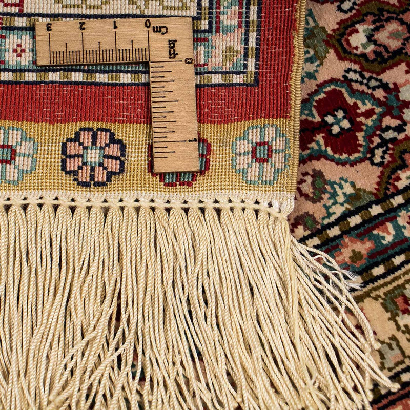 Silk Rug - Chinese Silk - 183 x 122 cm - dark red