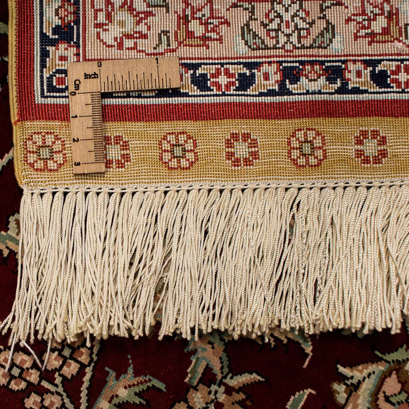 Silk Rug - Ghom Silk - Premium - 216 x 132 cm - dark blue