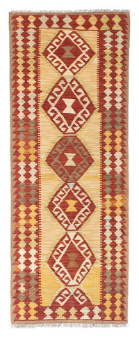 Runner Kelim Rug - Oriental - 196 x 78 cm - beige