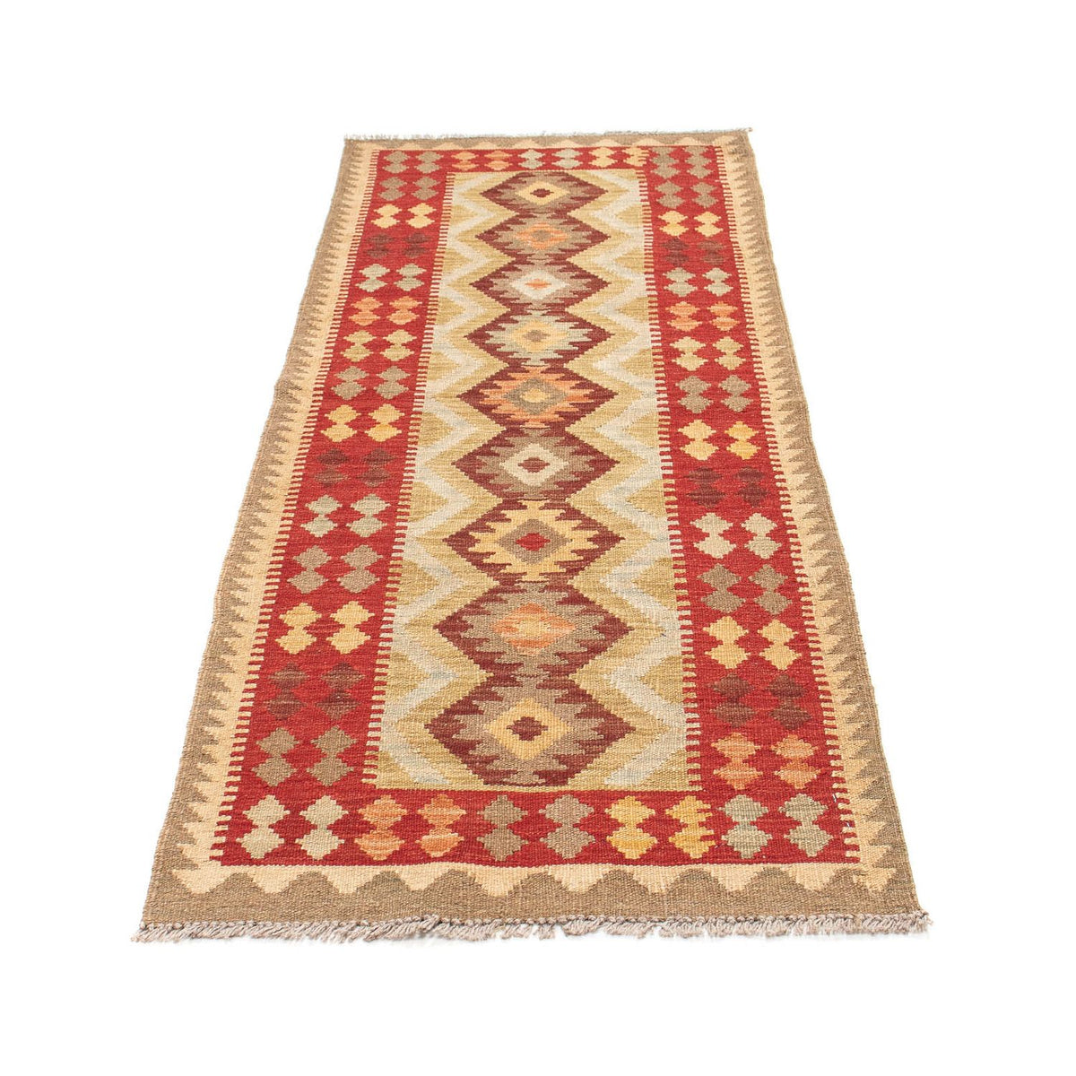 Runner Kelim Rug - Splash - 194 x 69 cm - multicolored