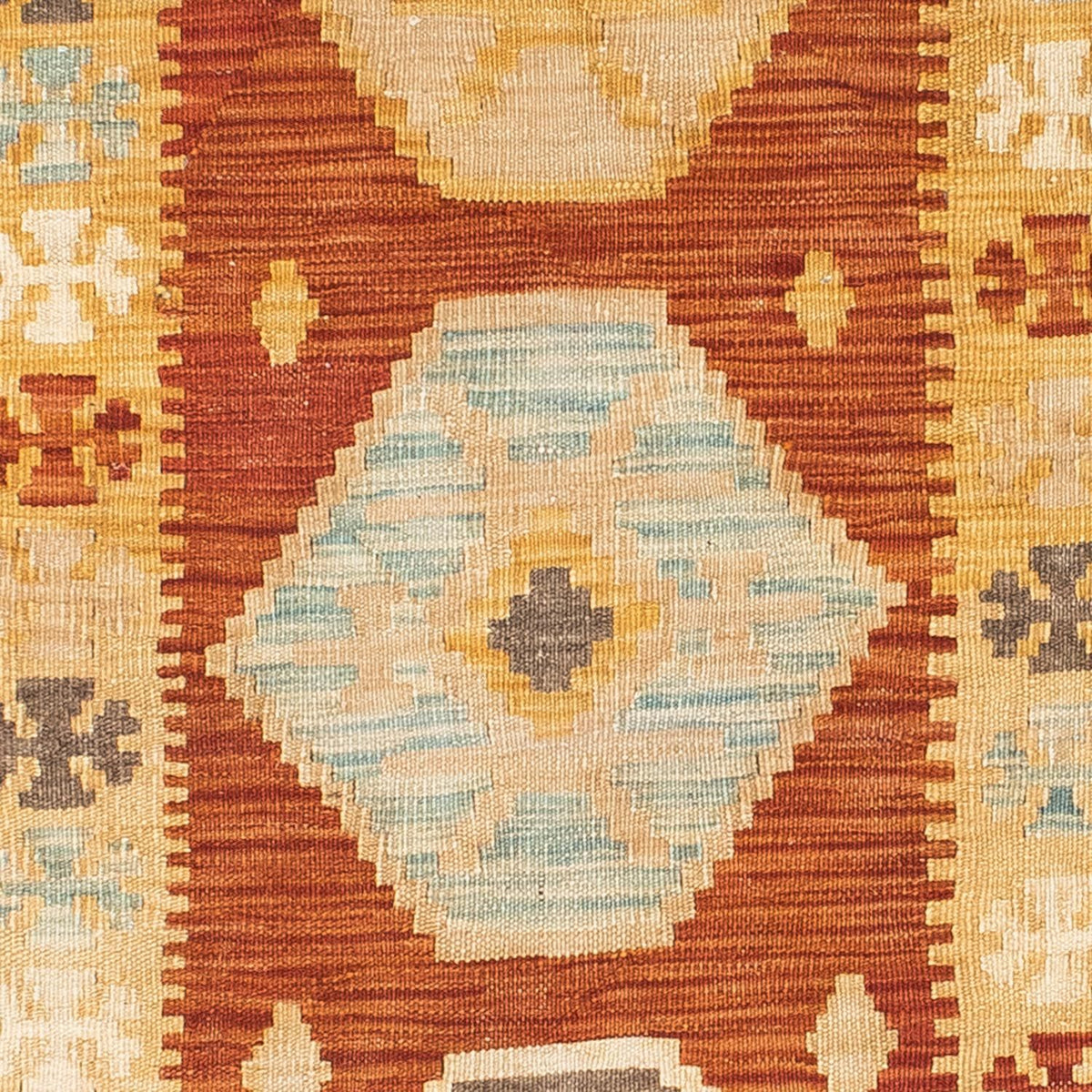 Runner Kelim Rug - Oriental - 203 x 70 cm - beige