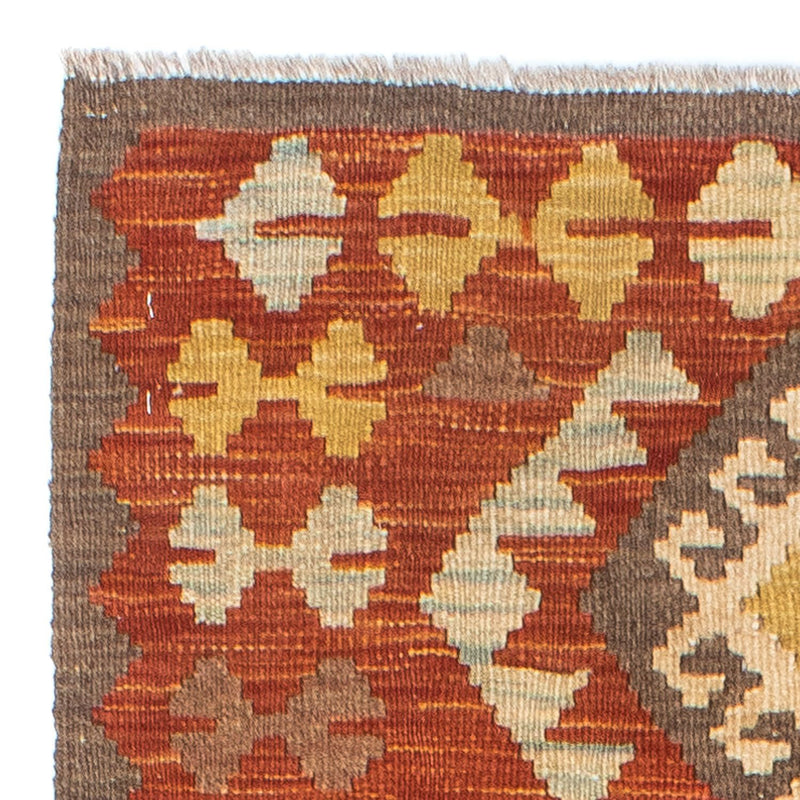 Runner Kelim Rug - Oriental - 205 x 78 cm - rust