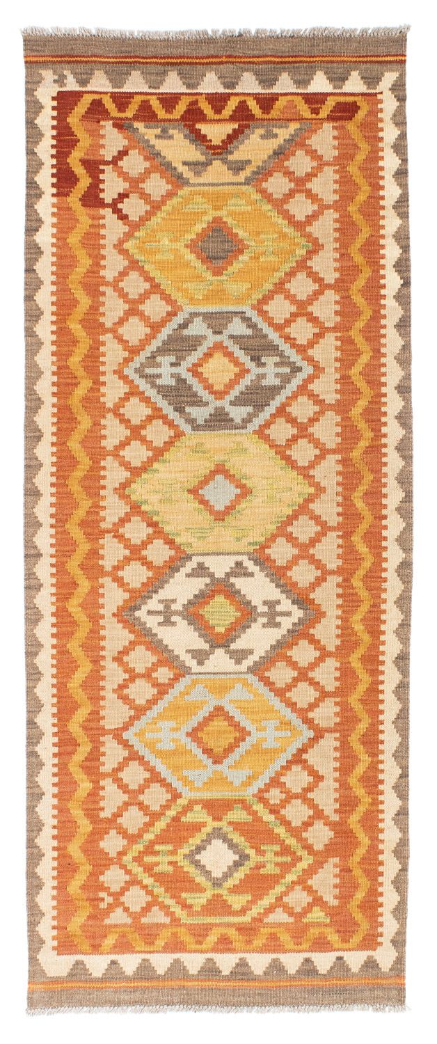Runner Kelim Rug - Oriental - 202 x 76 cm - beige