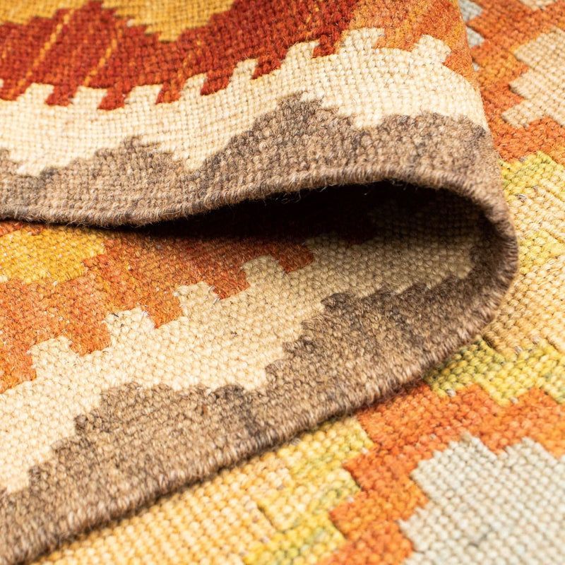 Runner Kelim Rug - Oriental - 202 x 76 cm - beige