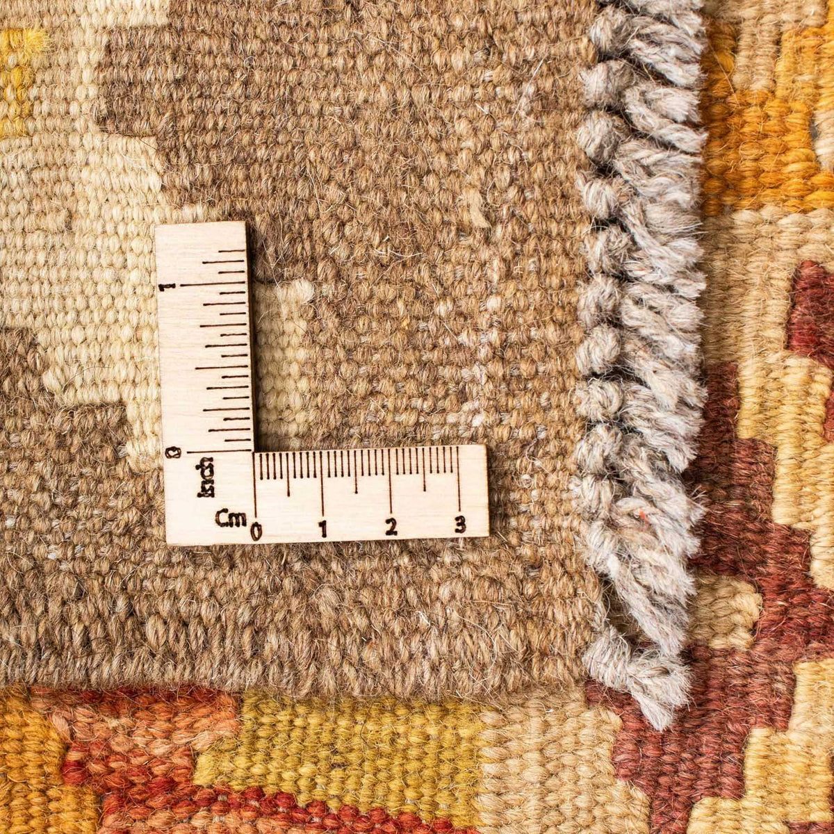 Runner Kelim Rug - Oriental - 202 x 75 cm - beige