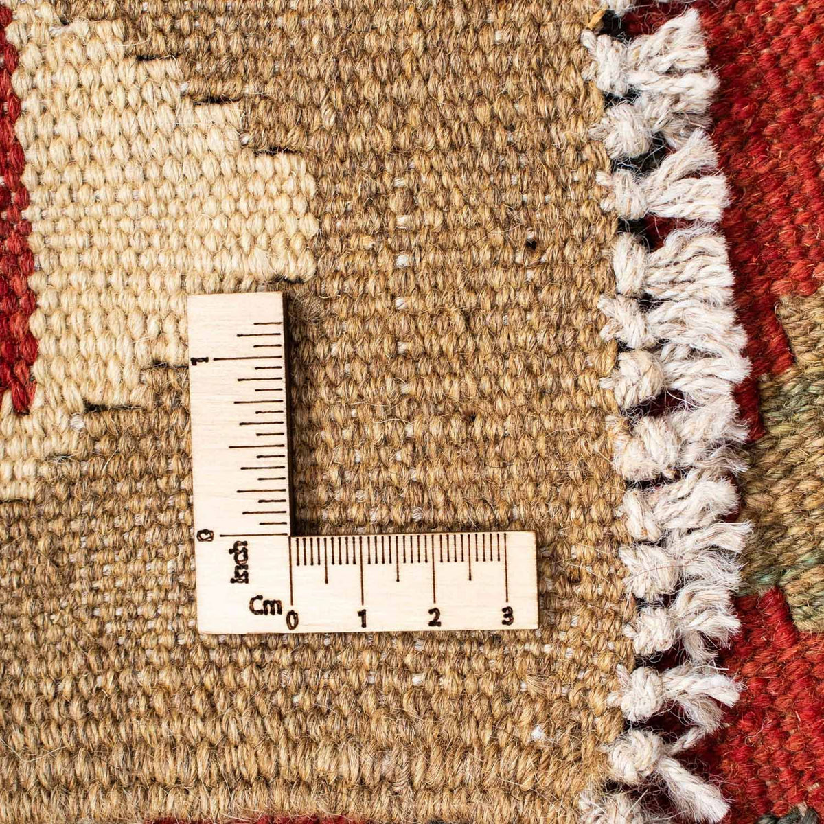 Runner Kelim Rug - Oriental - 198 x 74 cm - light red