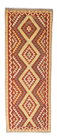 Runner Kelim Rug - Oriental - 214 x 82 cm - rust