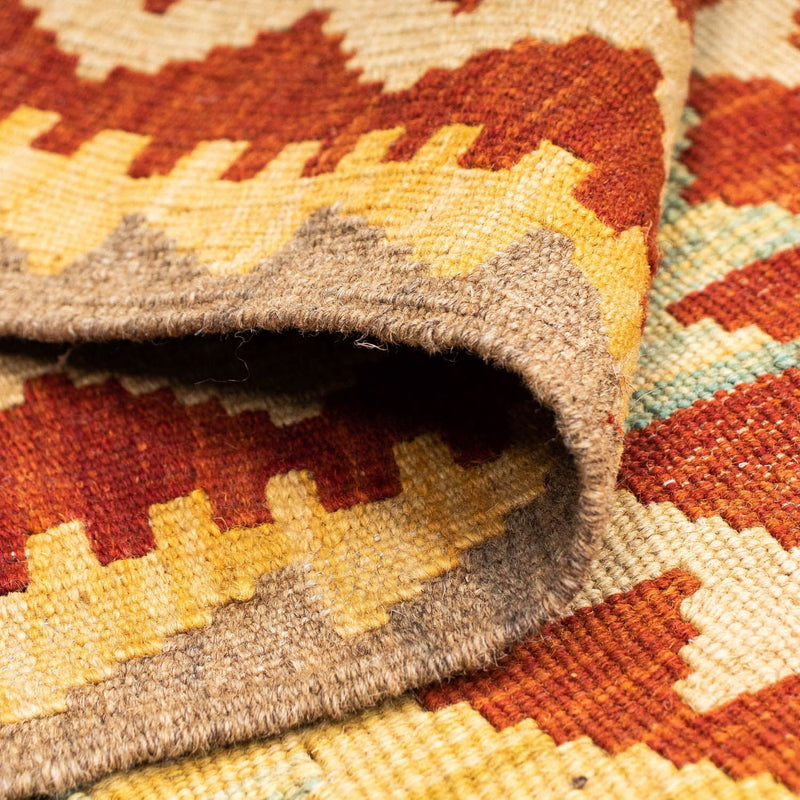 Runner Kelim Rug - Oriental - 214 x 82 cm - rust