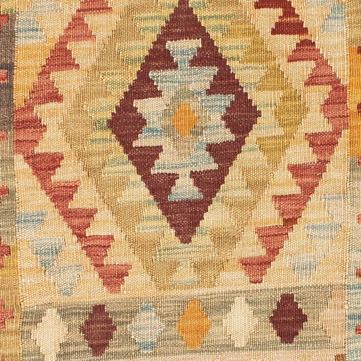 Runner Kelim Rug - Oriental - 198 x 75 cm - beige