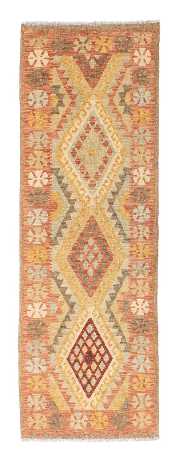 Runner Kelim Rug - Oriental - 208 x 66 cm - light red