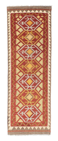 Runner Kelim Rug - Oriental - 203 x 67 cm - red