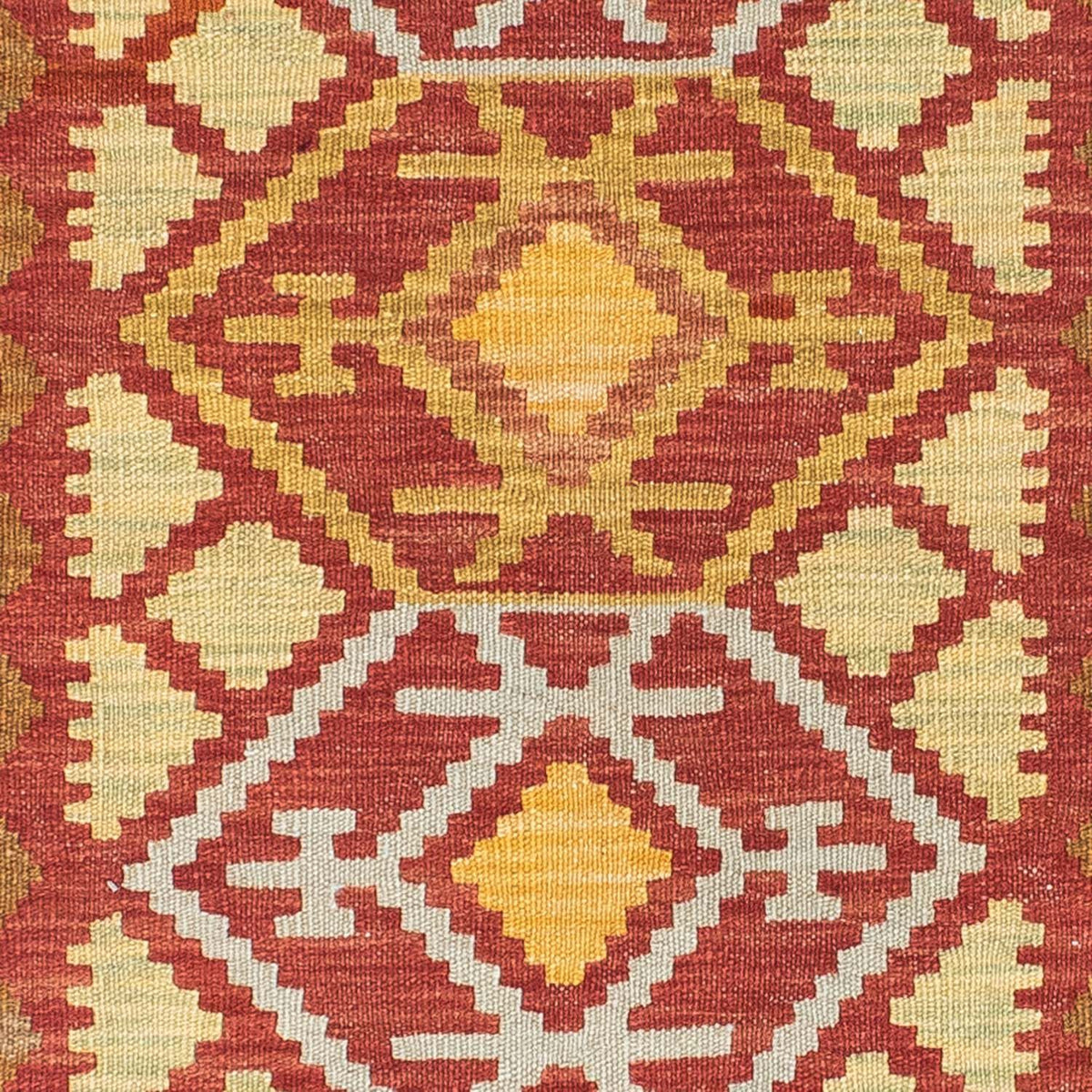 Runner Kelim Rug - Oriental - 203 x 67 cm - red