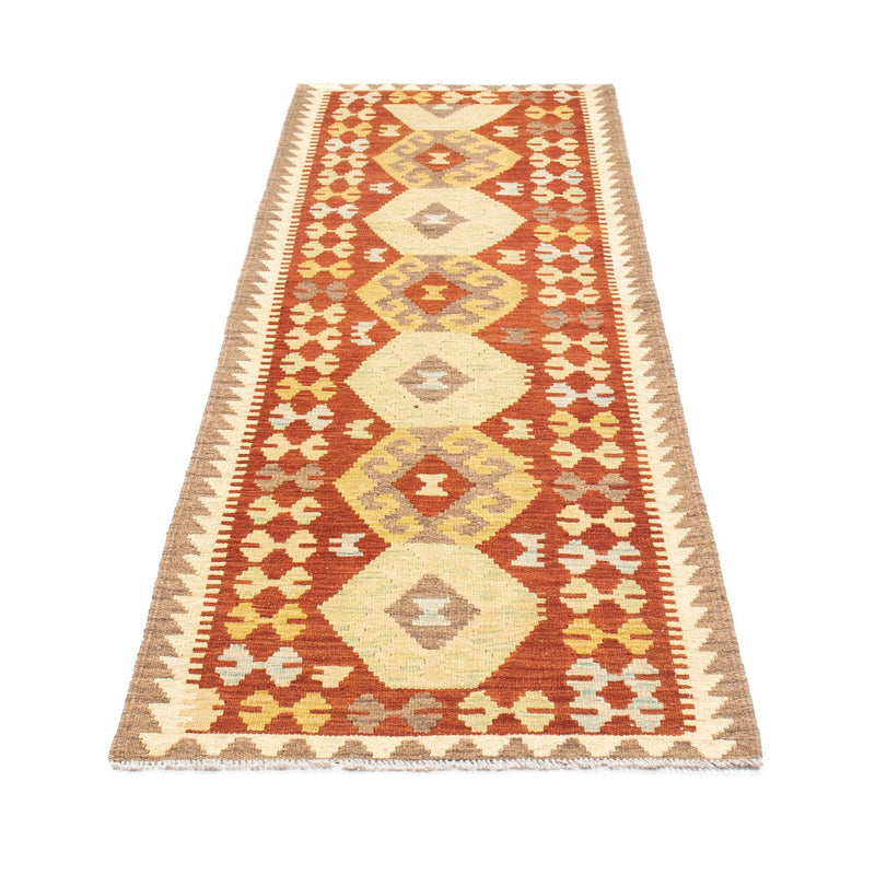 Runner Kelim Rug - Oriental - 195 x 67 cm - rust