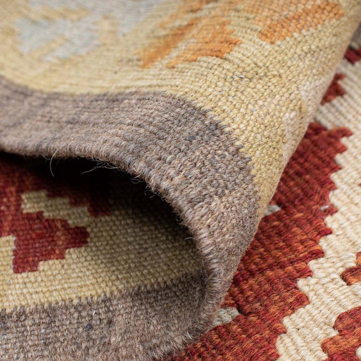 Runner Kelim Rug - Splash - 195 x 62 cm - multicolored