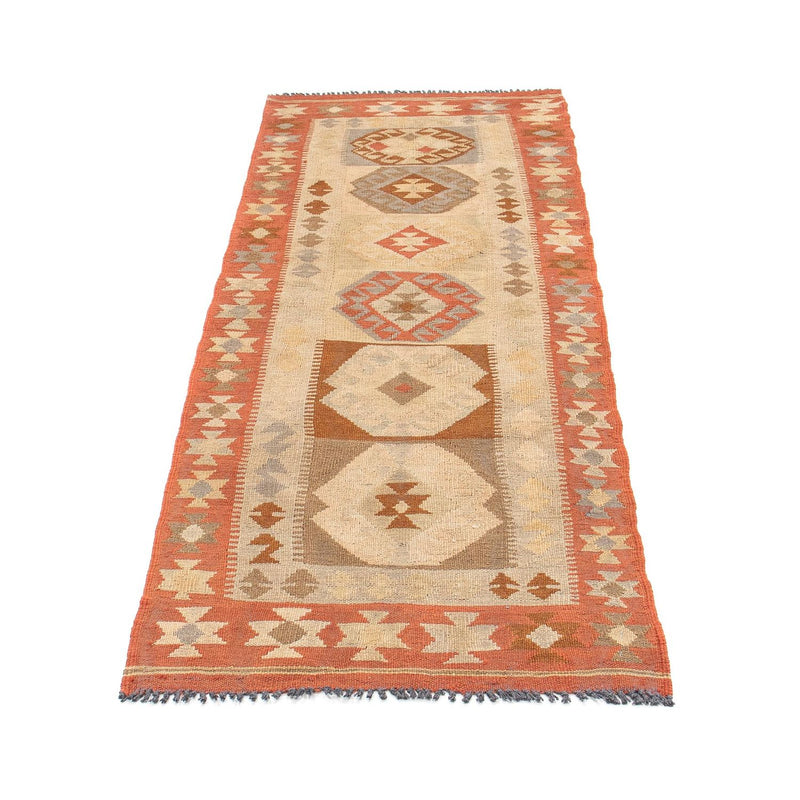 Runner Kelim Rug - Splash - 199 x 67 cm - beige