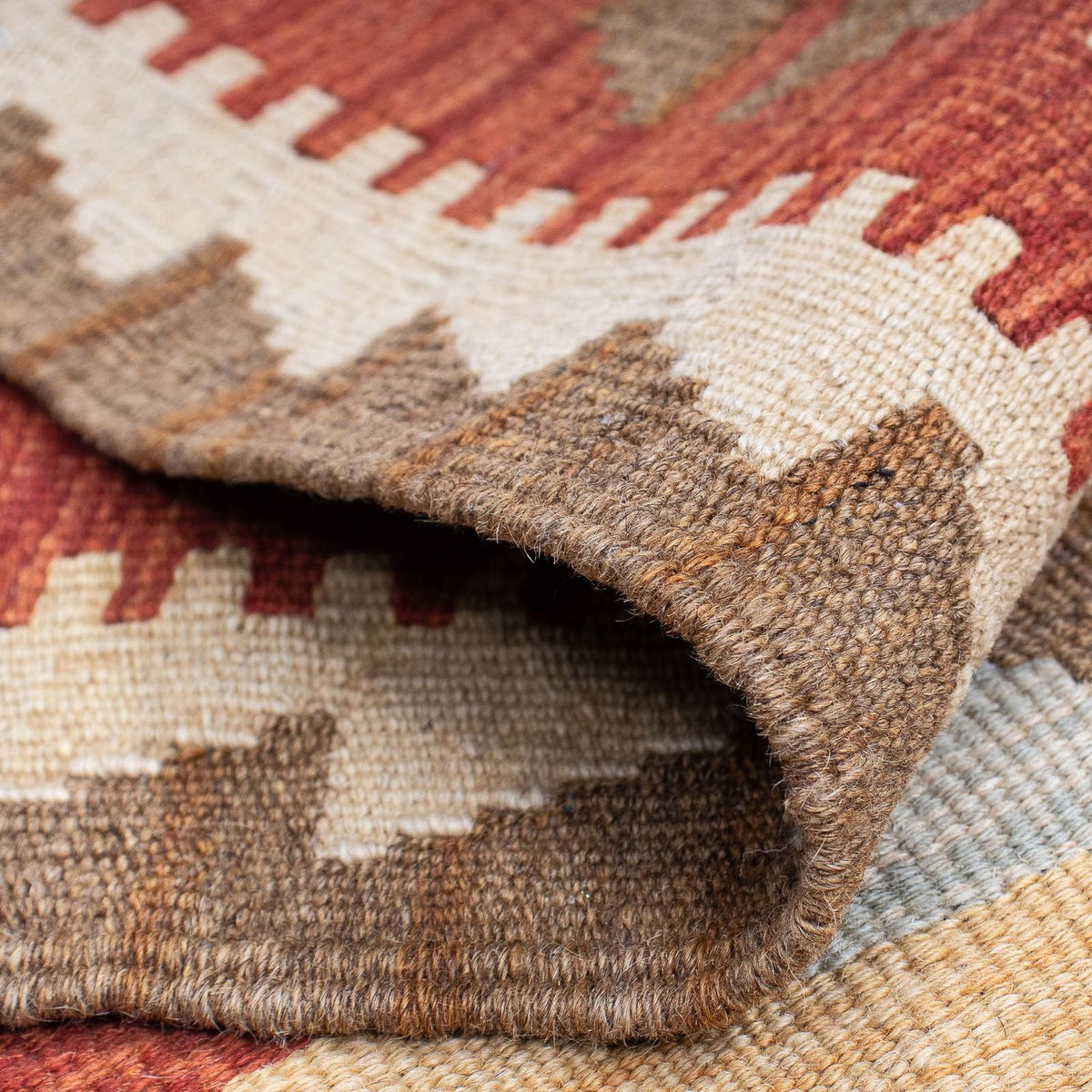 Runner Kelim Rug - Splash - 198 x 62 cm - multicolored