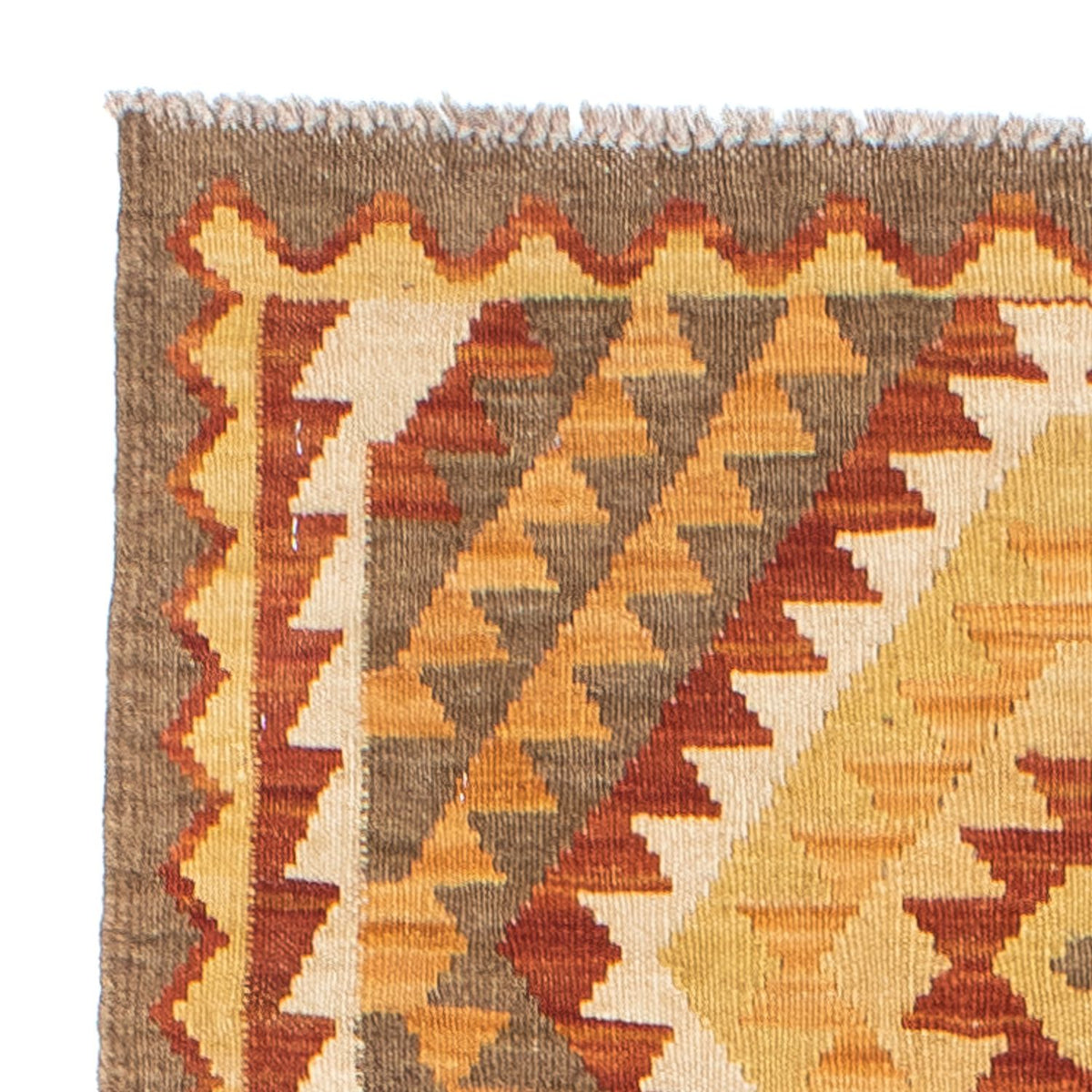 Runner Kelim Rug - Oriental - 192 x 69 cm - light brown