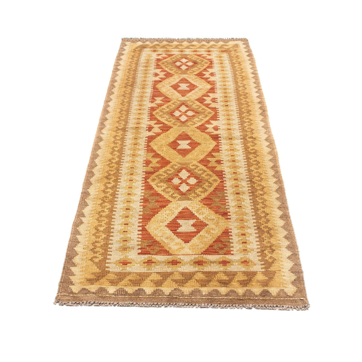 Runner Kelim Rug - Oriental - 204 x 67 cm - beige