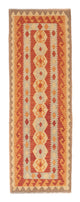 Kelim Teppich - Splash 197 x 63 cm - rot
