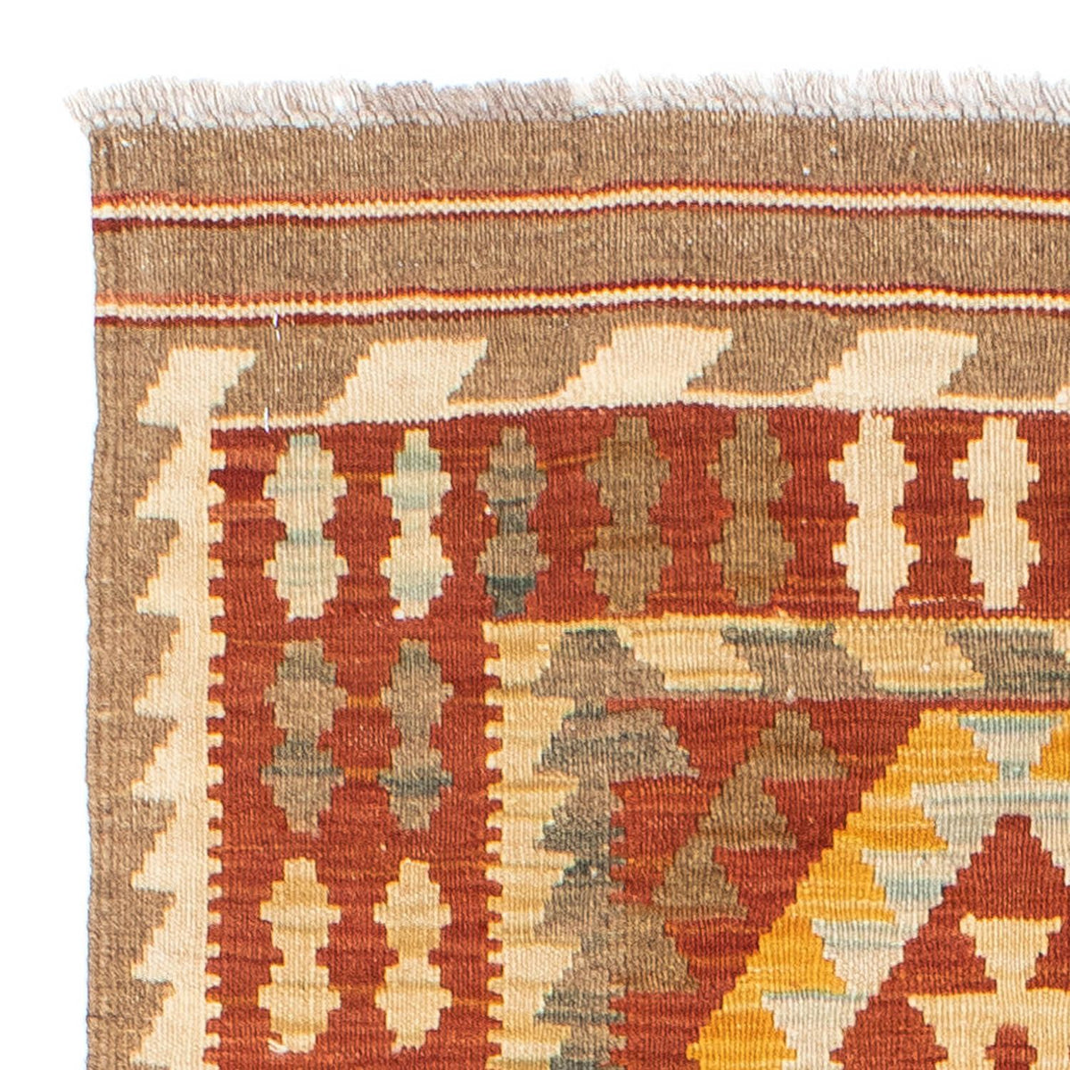 Runner Kelim Rug - Oriental - 192 x 76 cm - rust